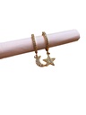 argolla luna y estrella