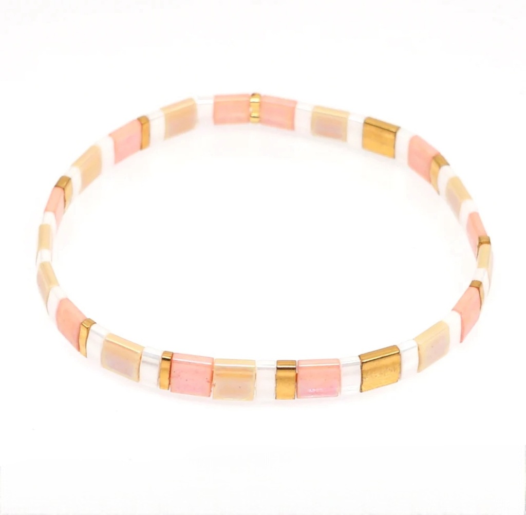 Pulseras Cristales Esmaltados 