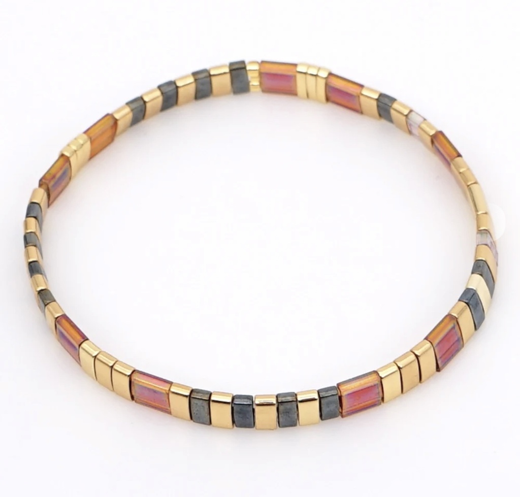 Pulseras Cristales Esmaltados 