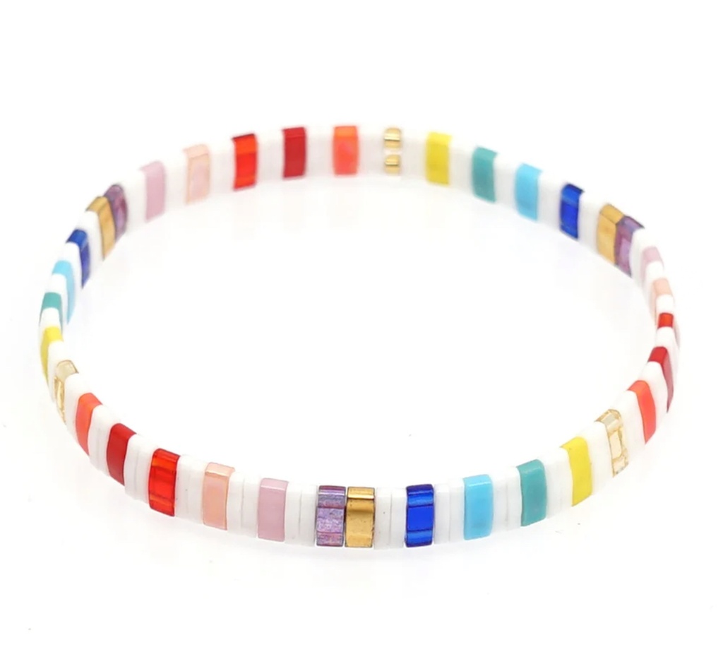 Pulseras Cristales Esmaltados 