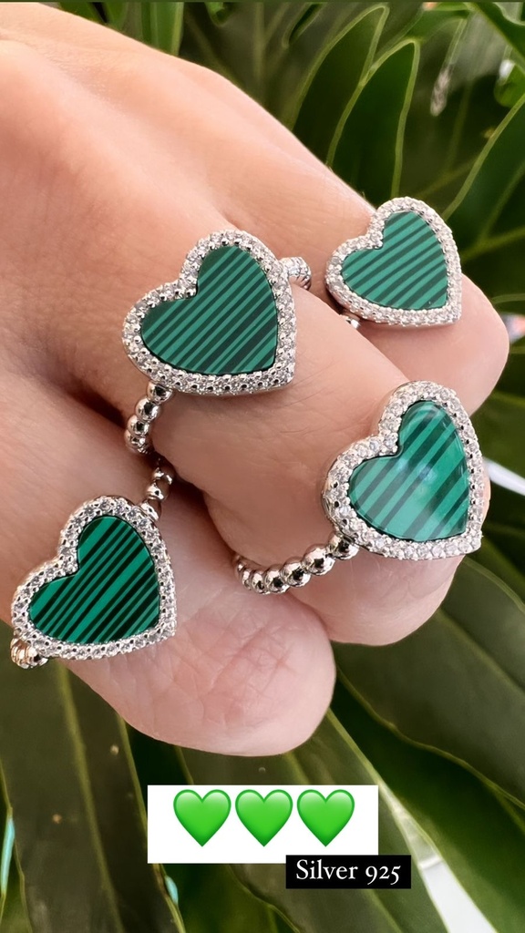 anillos corazon