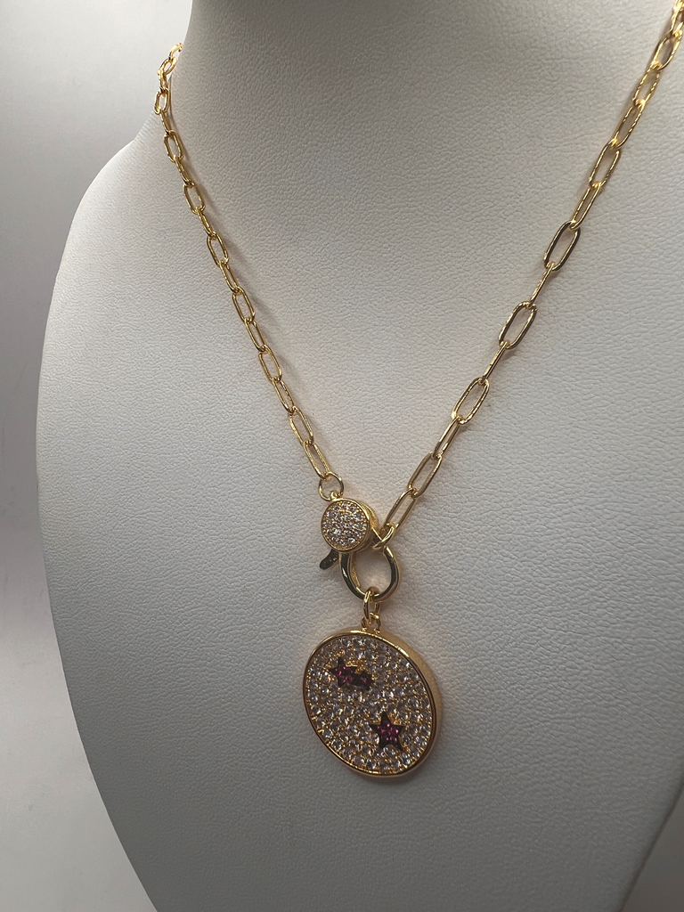 Cadena Eslabones con Medalla 