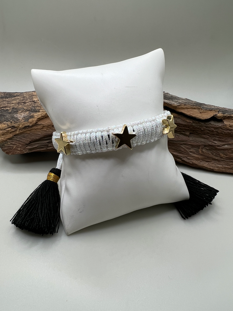 Pulsera Estrella Blanco 