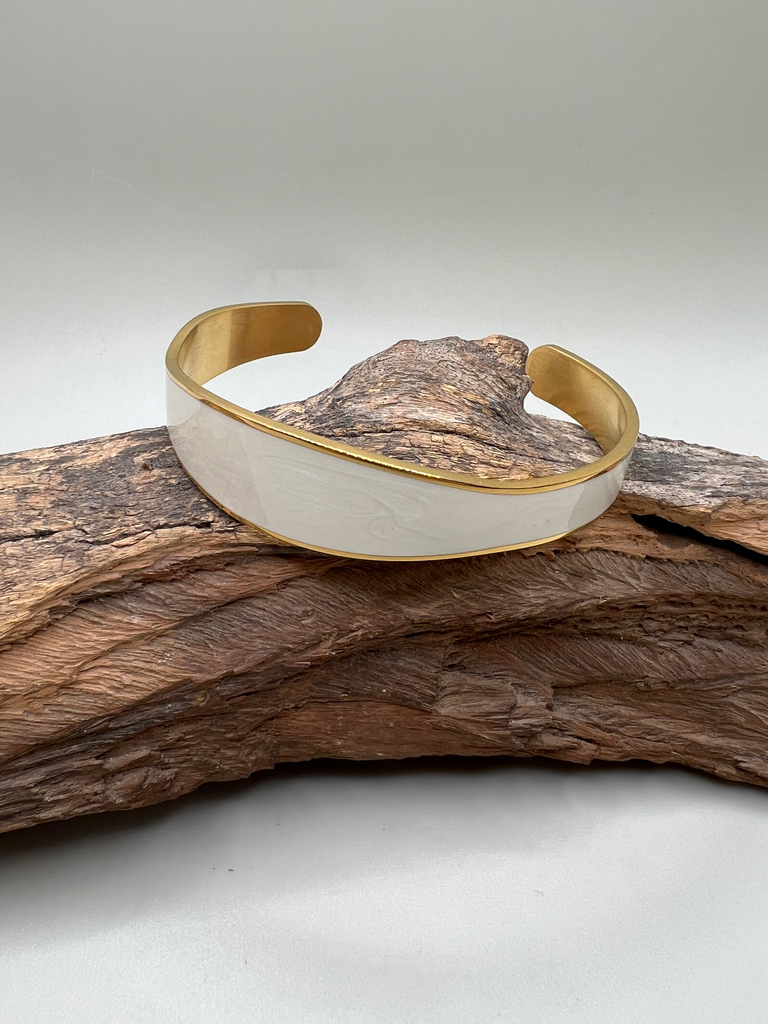 Esclava Esmaltada Blanca 