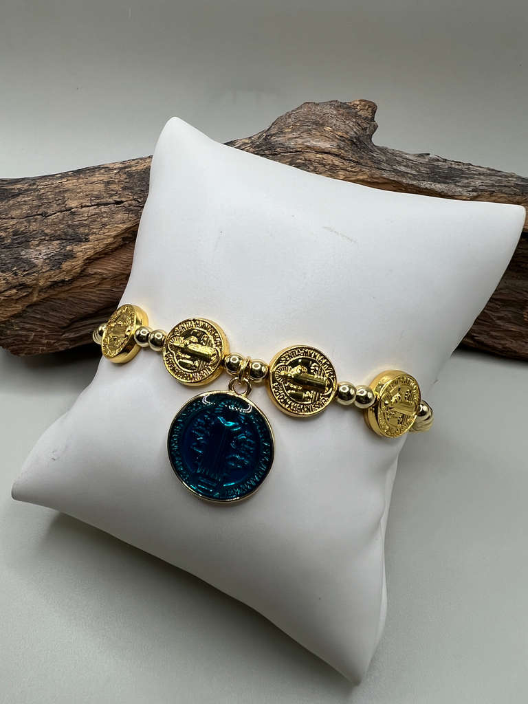 Pulsera San Benito Azul 