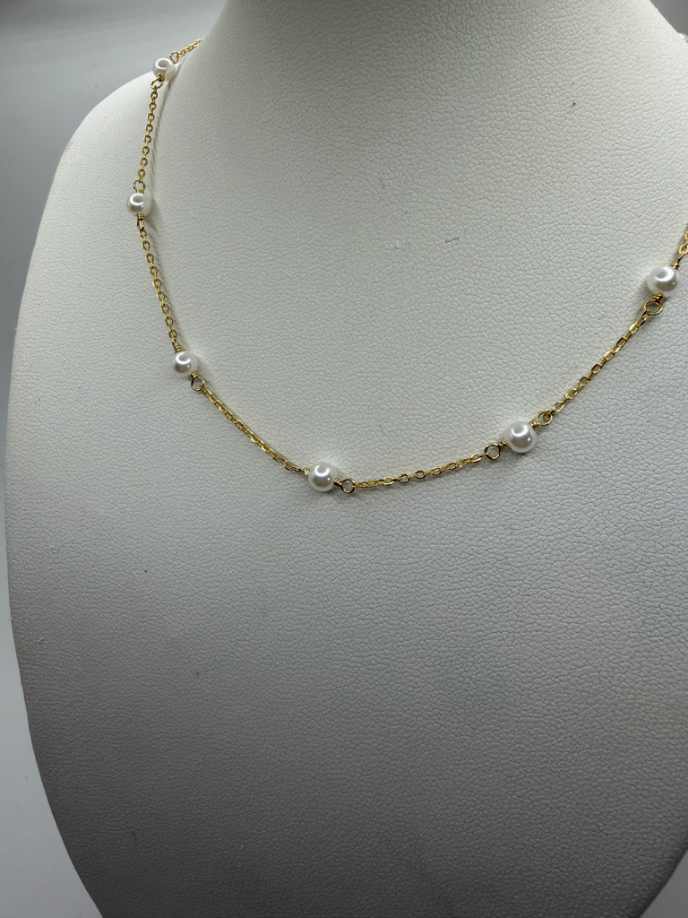 Choker Perlas 