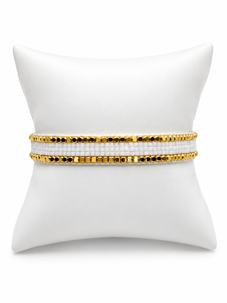 Pulsera Artesanal Blanca 