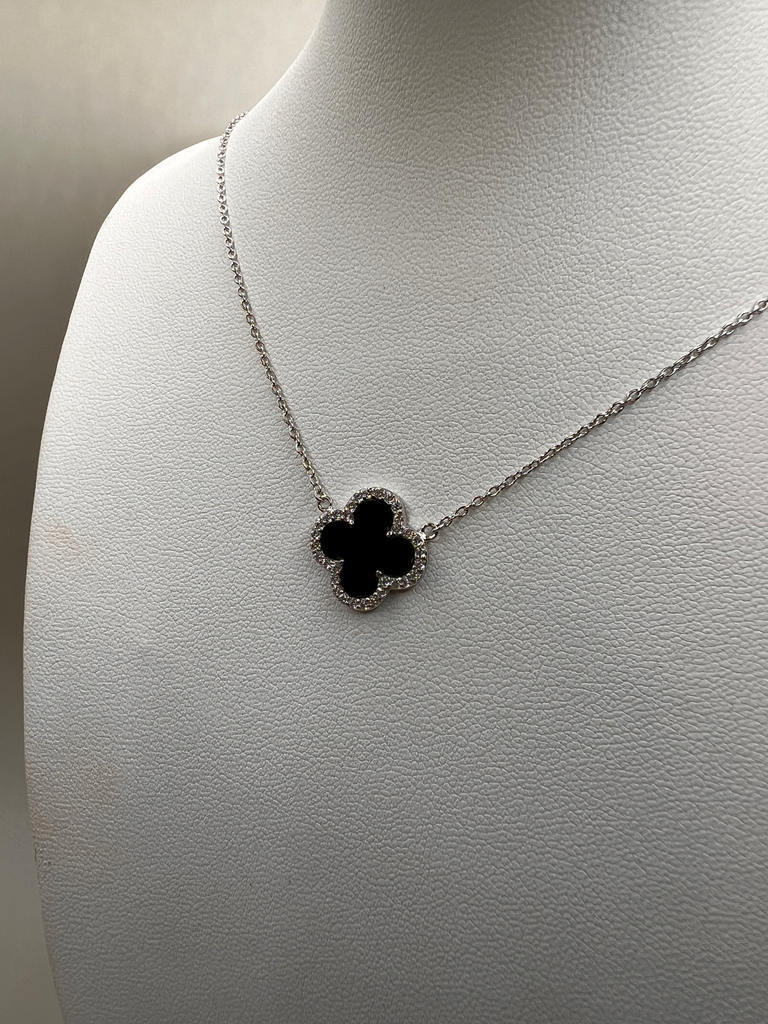 Cadena Trébol Negro 