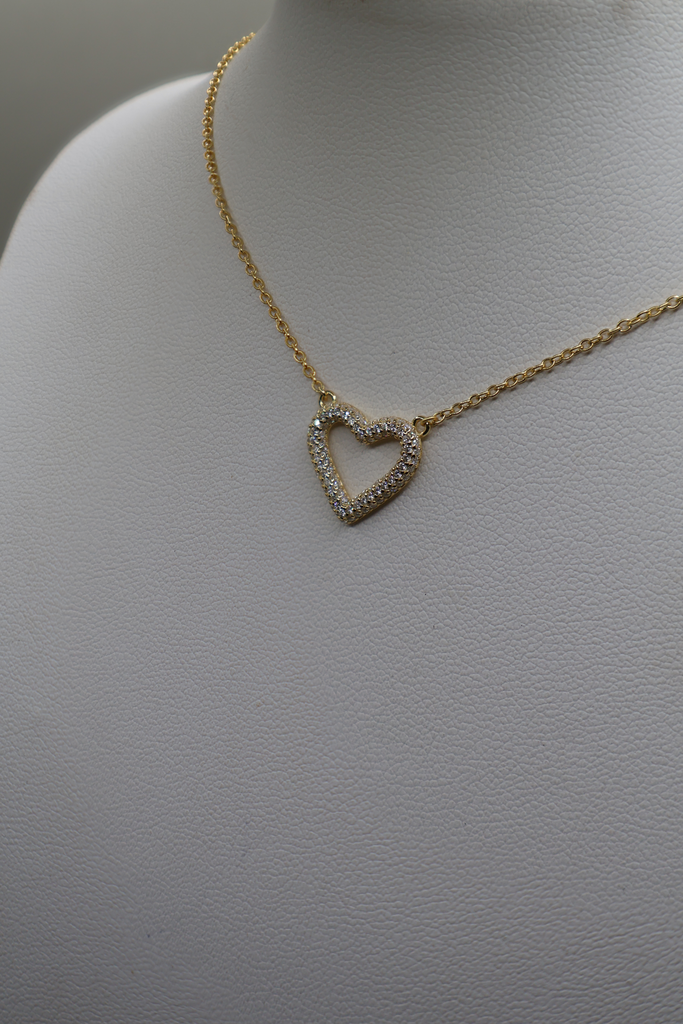 Cadena Silueta Corazón 