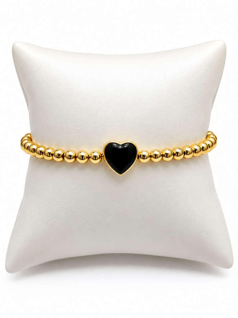 Pulsera Corazón Negro Small 