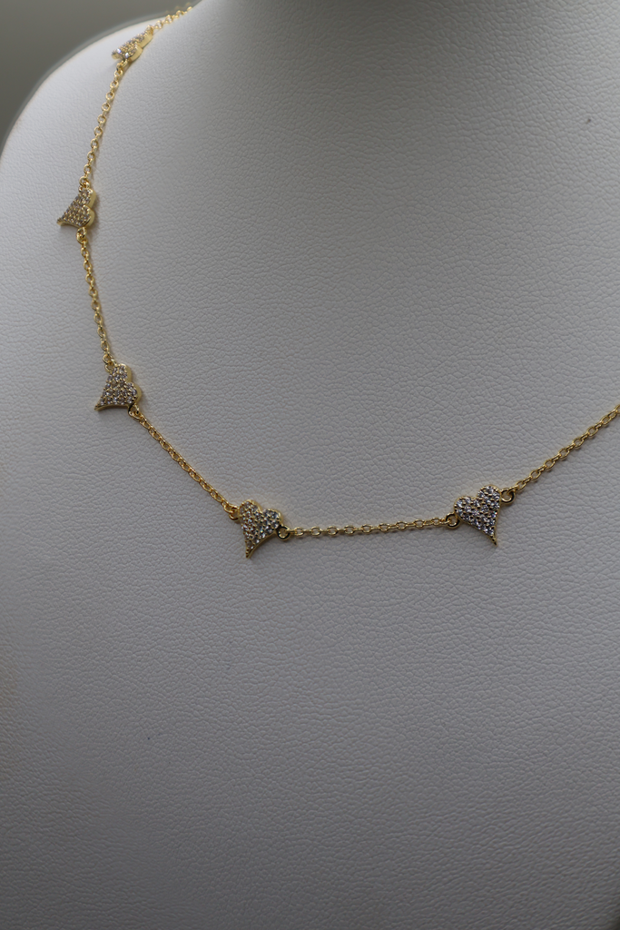 Cadena Multi Corazones 