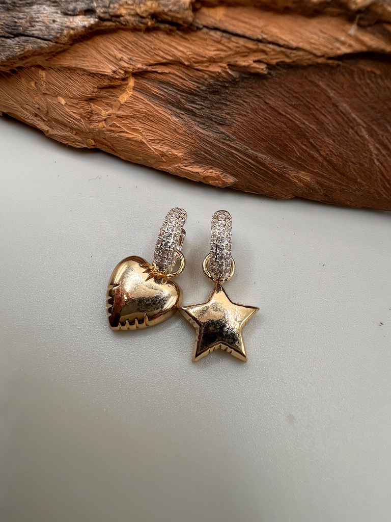 Argolla Corazón & Estrella 