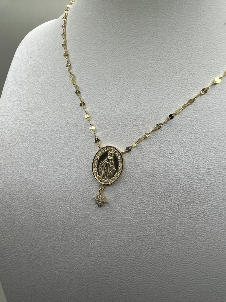 Cadena Virgen y Estrella 