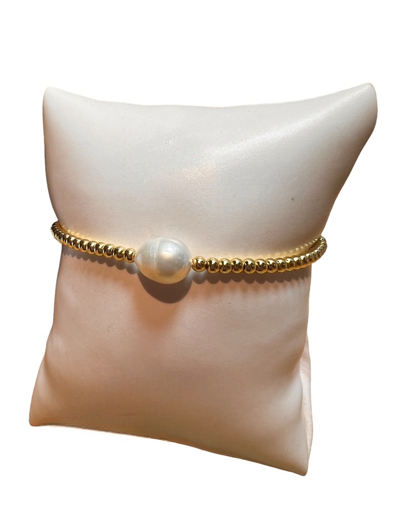 Pulsera Elástica Perla 