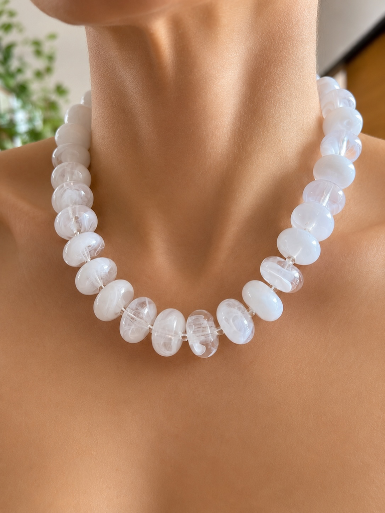Collar Manantial Blanco 