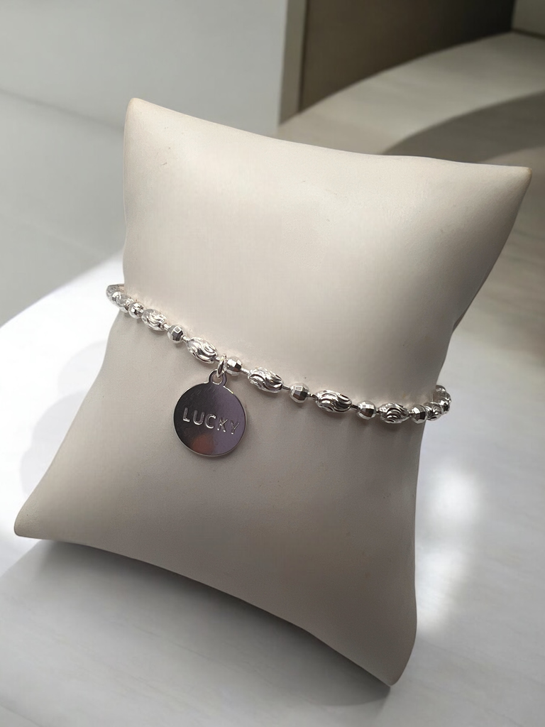Pulsera Plata Lucky