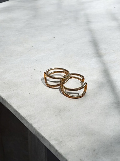[D. 316] EarCuff Doble Irregular 