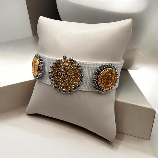[D. 370] Pulsera San Benito Tres Imagenes
