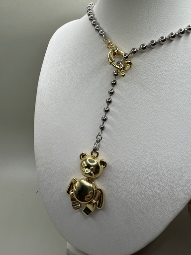 [D. 488] Cadena Bicolor Oso 