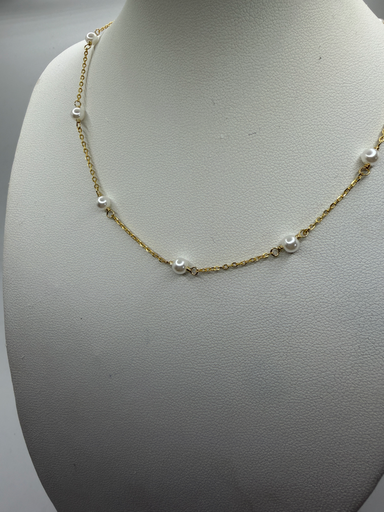 [D. 507] Choker Perlas 