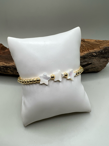 [D. 545] Pulsera Estrella Nácar  