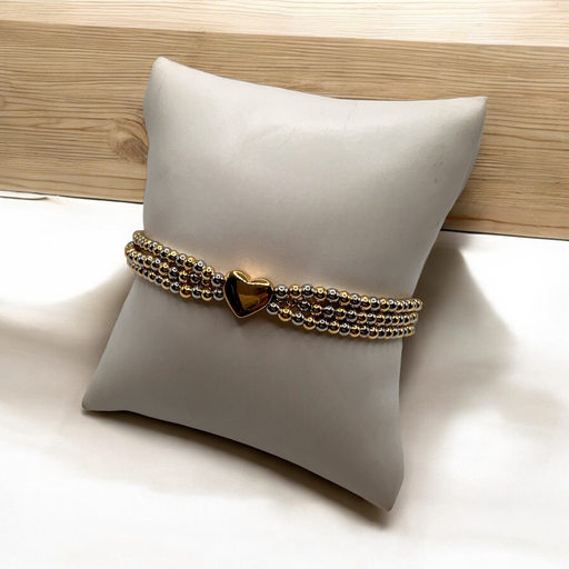 [D. 547] Pulsera Triple Corazón 