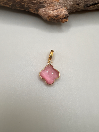 [D. 558] Dije Trébol Rosa 