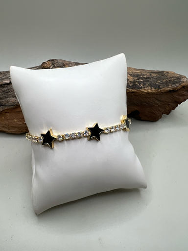 [603] Pulsera Estrella Negra 