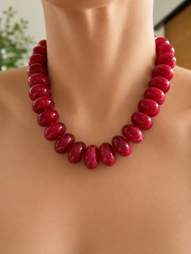 [704] Collar Manantial Rojo 