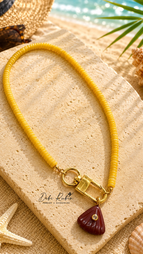 [709] Collar Sandi Amarillo 
