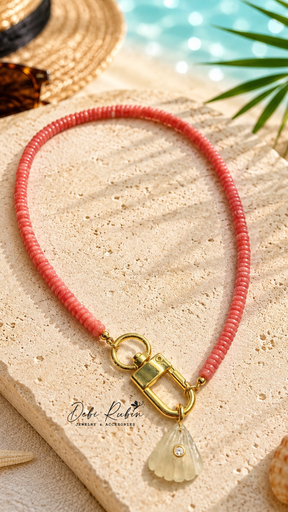 [710] Collar Sandi Salmon 