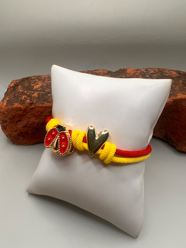 [D. 156] Pulsera Cordón abeja 