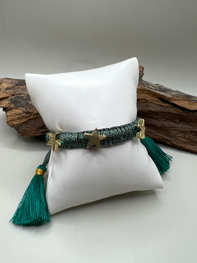 [D. 156] Pulsera Estrella Verde 